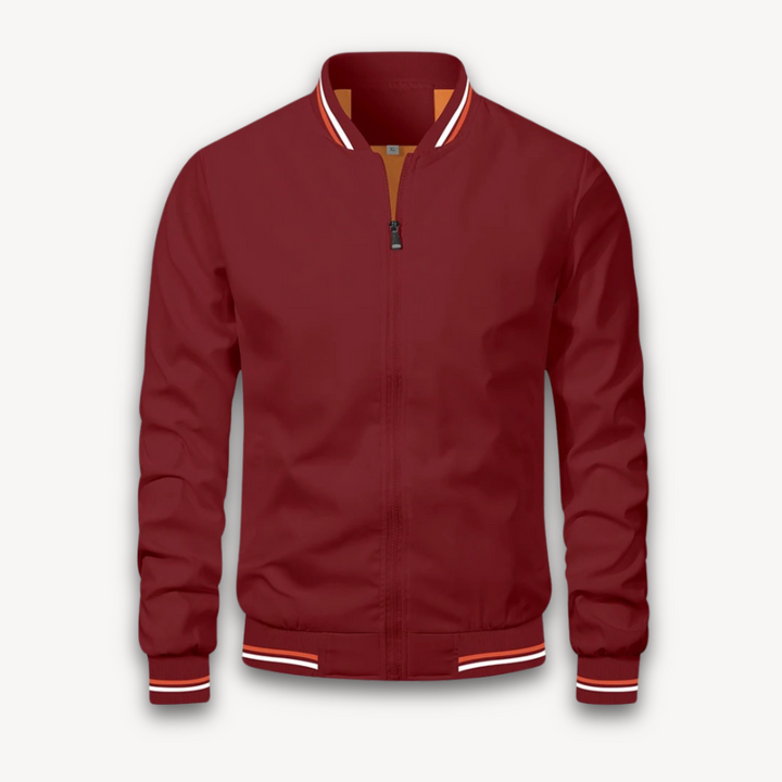 Drune | Herren Leichte Polyester Bomberjacke - Lässiger Windbreaker