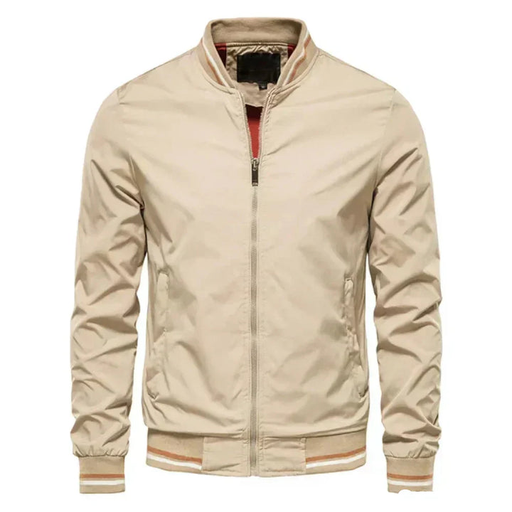 Drune | Herren Leichte Sommer Gestreifte Bomberjacke