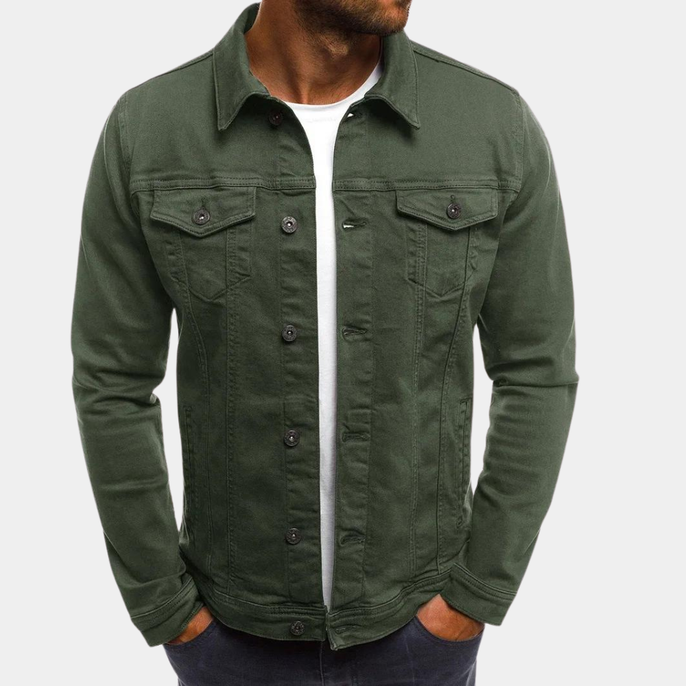 Drune | Herren Klassische Jeansjacke - Stilvoll und Vielseitig