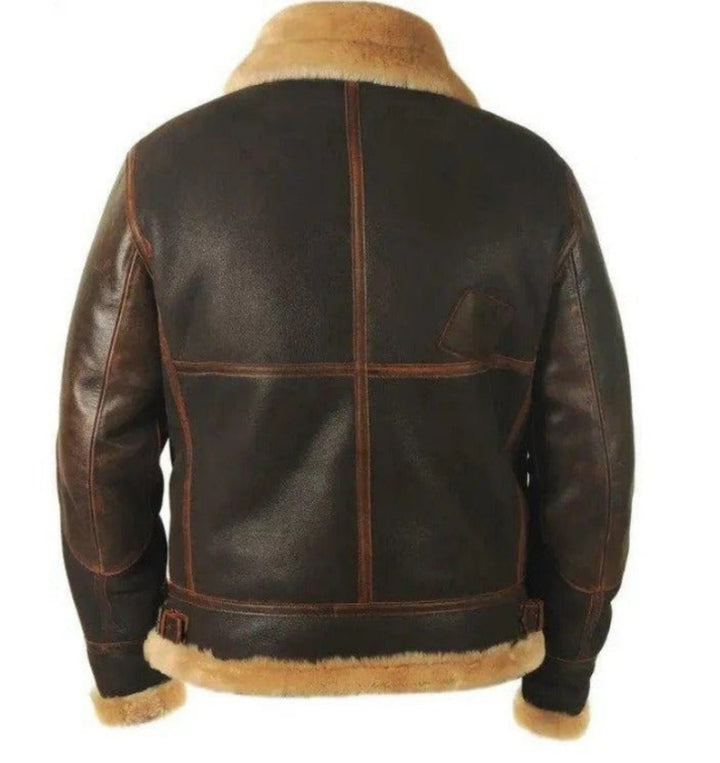Drune | Herren Dicke Vintage Lederjacke für Herbst/Winter