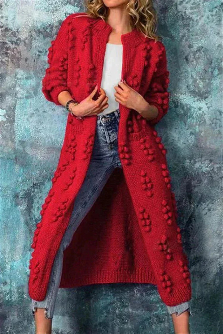 Drune | Damen Strickjacke mit Strickmuster