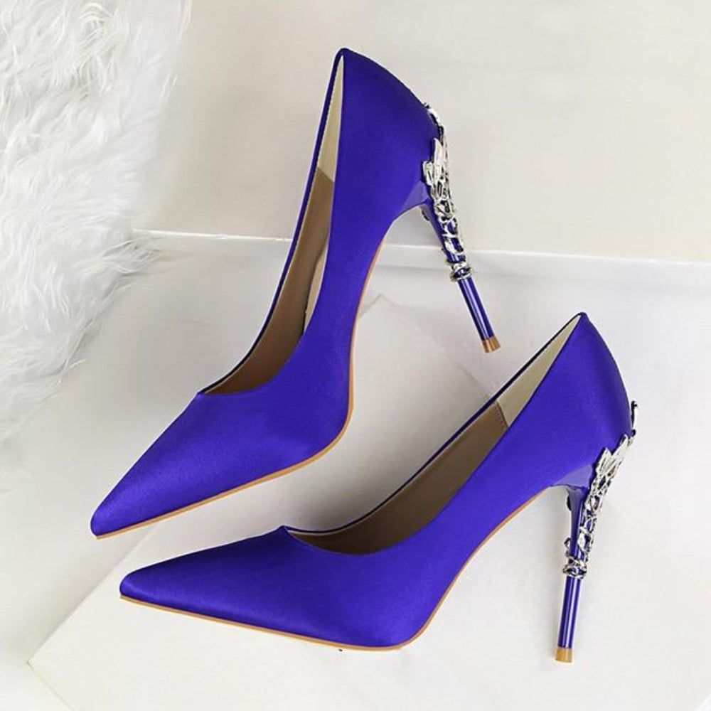 Drune | Metall Geschnitzte Pumps Elegante High Heels
