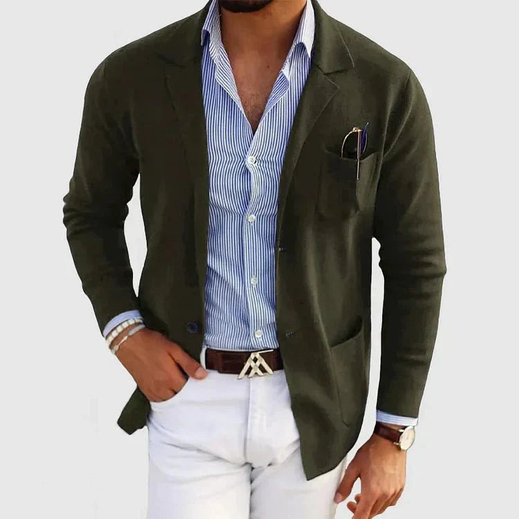 Drune | Herren Casual Strickblazer