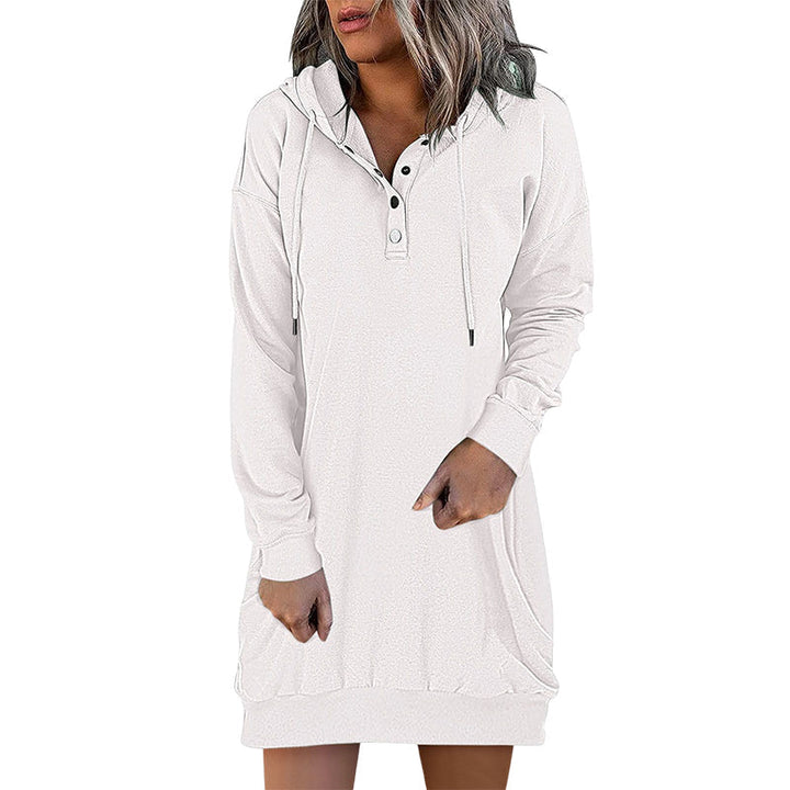 Drune | Minimalistischer langer Damen-Hoodie