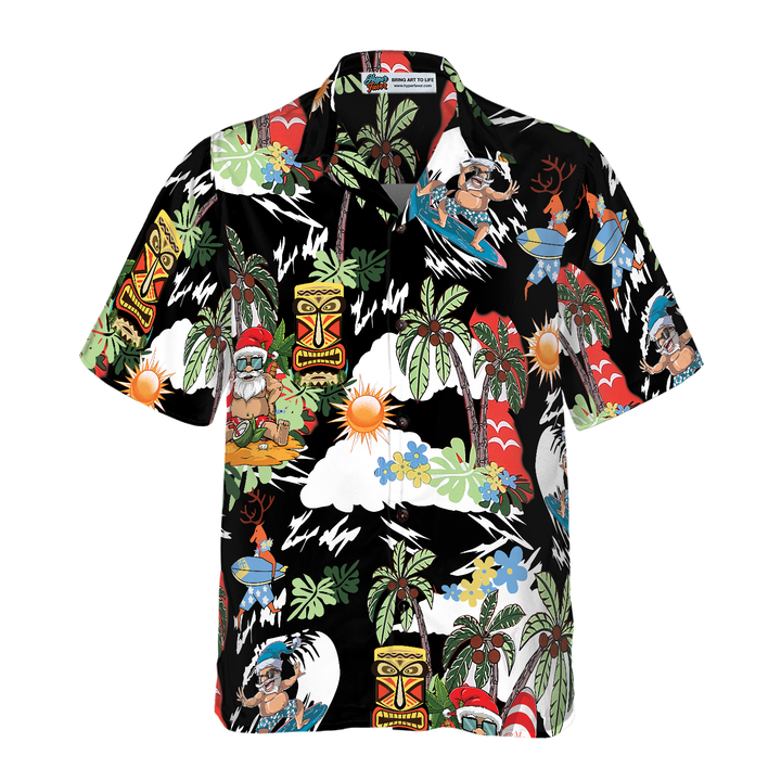 Drune | Fröhliche Weihnachten Santa Claus 9 Hawaiian Shirt
