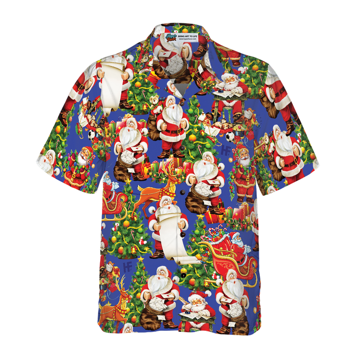 Drune | Frohe Weihnachten Santa Claus 6 Hawaii-Hemd