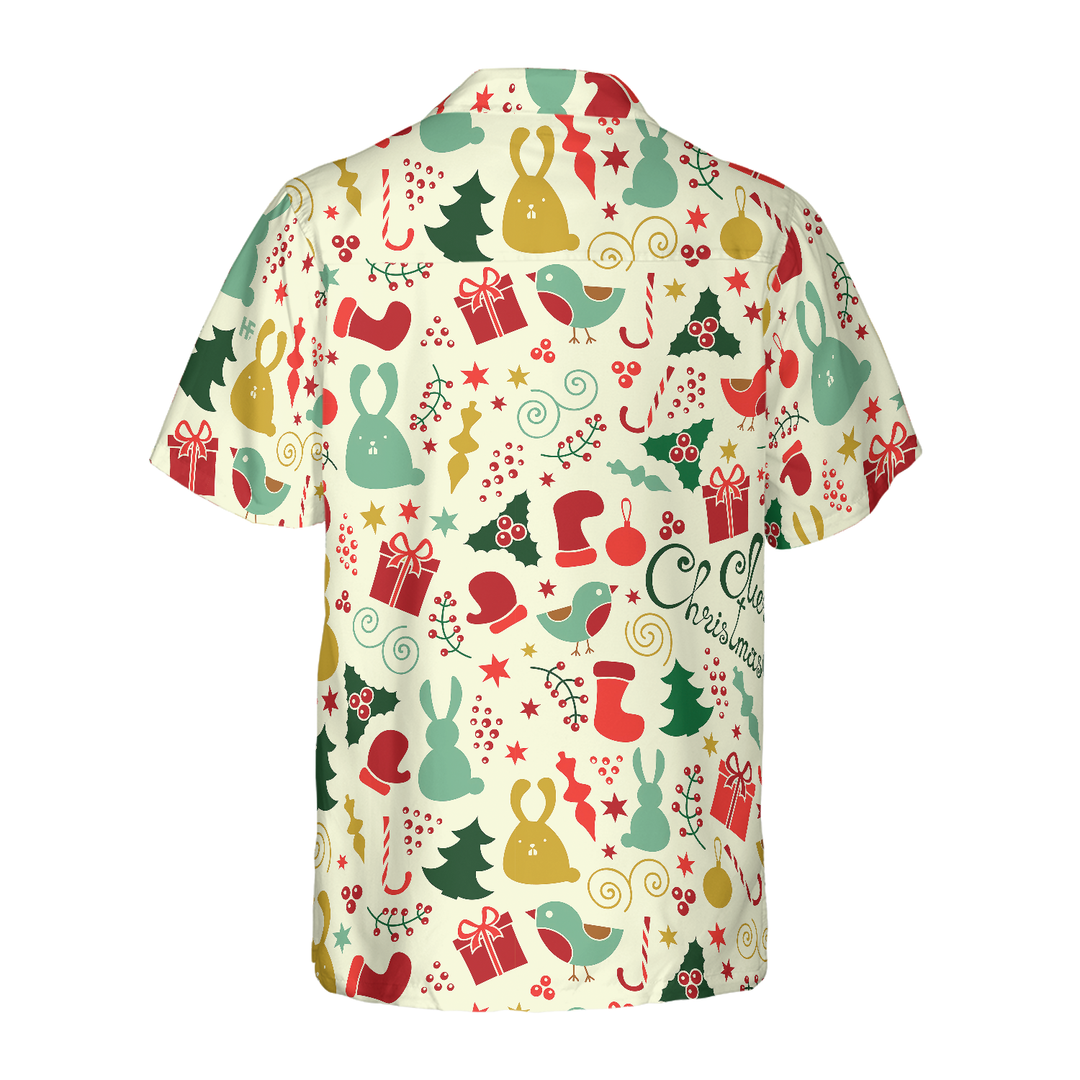 Drune | Frohe Weihnachten Muster 4 Hawaii-Hemd