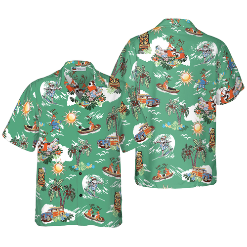 Drune | Frohe Weihnachten Santa Claus 10 Hawaiian Shirt