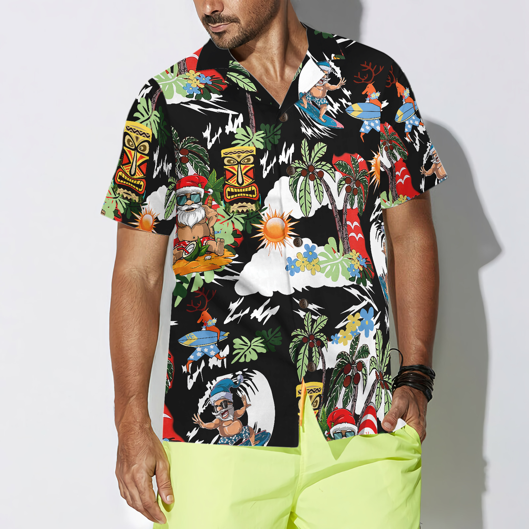 Drune | Fröhliche Weihnachten Santa Claus 9 Hawaiian Shirt