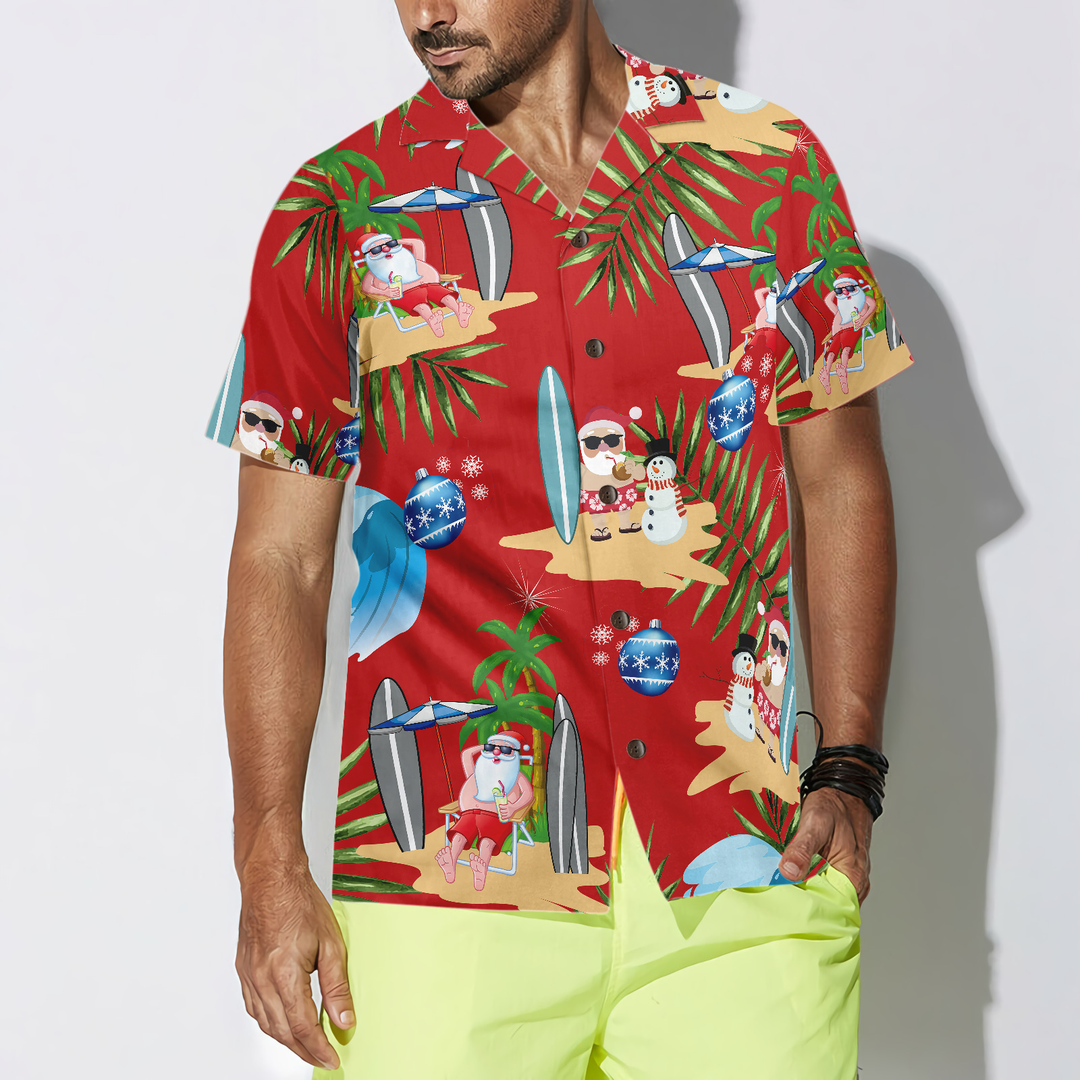 Drune | Frohe Weihnachten Santa Claus 11 Hawaiihemd