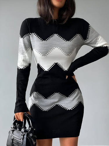 Drune | gestricktes Bodycon-Minikleid Für Frauen