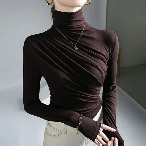 Drune - Musselin Bluse mit Rüschen