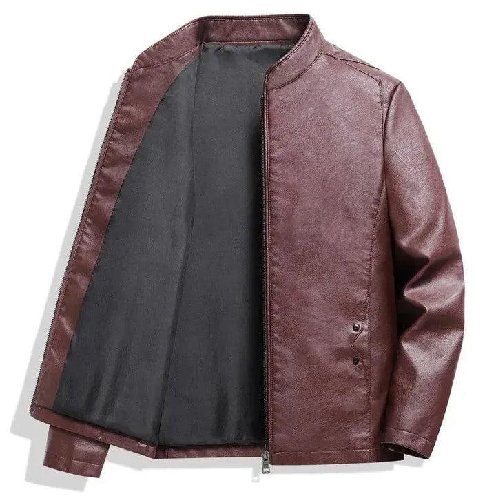 Drune | Moderne Slim Fit Herren Lederjacke