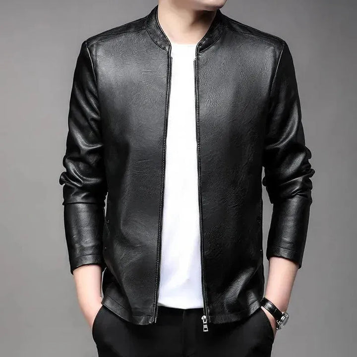 Drune | Moderne Slim Fit Herren Lederjacke