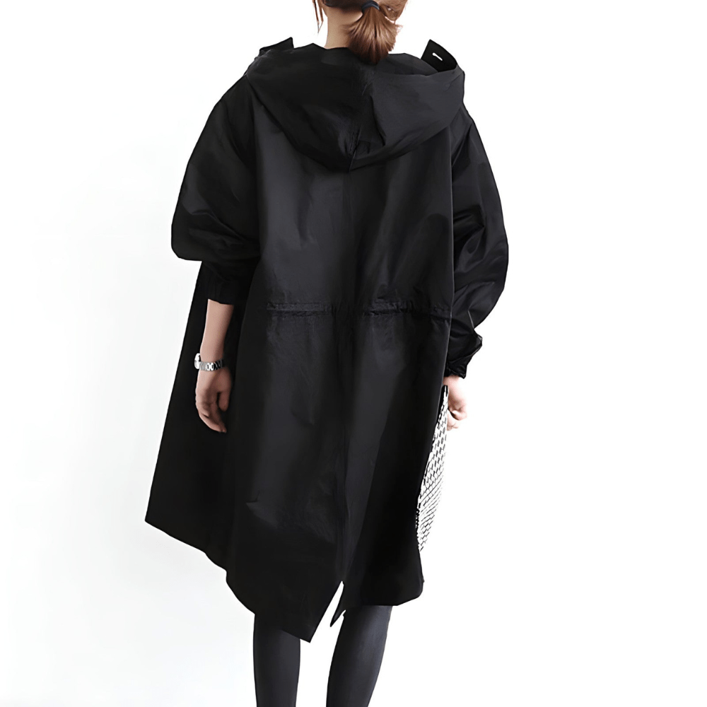 Drune | Trench Coat Damen mit Kapuze - Wetterfest