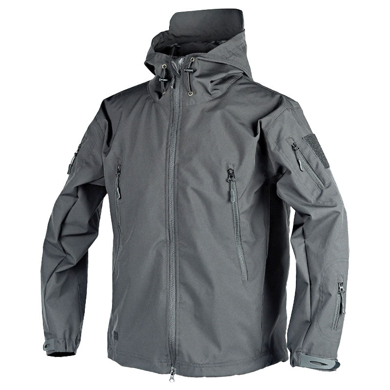 Drune | Outdoor-Jacke - Wasserabweisend - Kapuze mit Kordelzug - Verstellbare Bündchen - Zip-Taschen