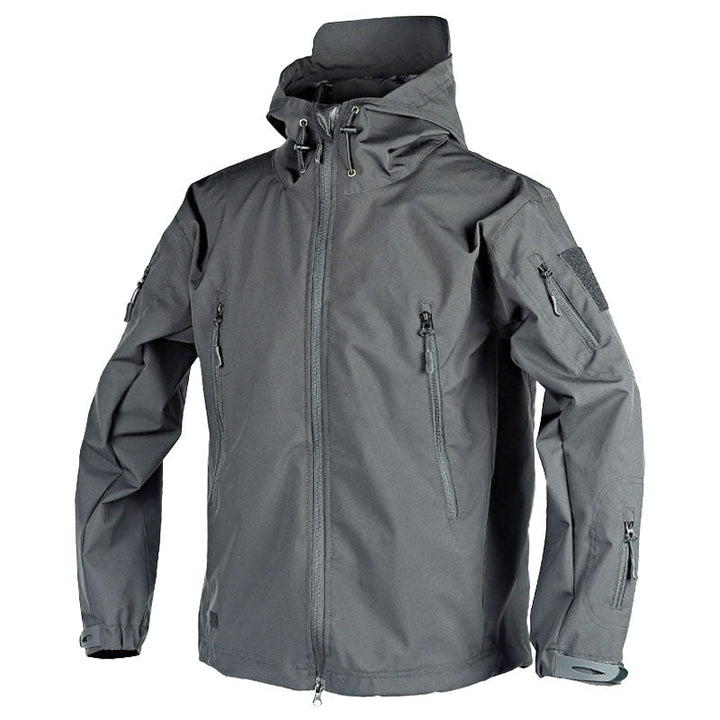 Drune | Outdoor-Jacke - Wasserabweisend - Kapuze mit Kordelzug - Verstellbare Bündchen - Zip-Taschen
