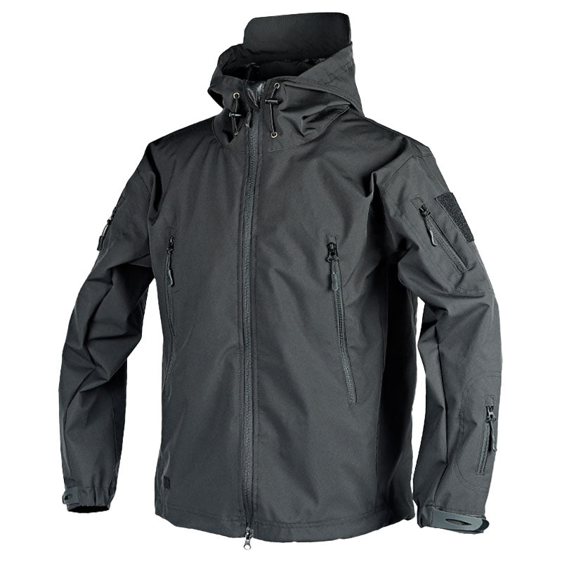 Drune | Outdoor-Jacke - Wasserabweisend - Kapuze mit Kordelzug - Verstellbare Bündchen - Zip-Taschen