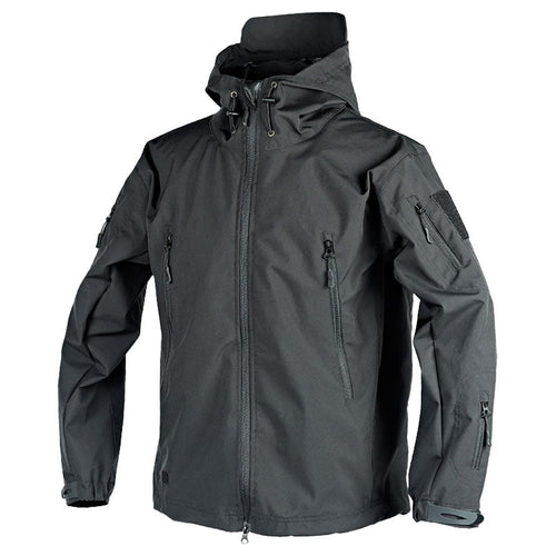 Drune | Outdoor-Jacke - Wasserabweisend - Kapuze mit Kordelzug - Verstellbare Bündchen - Zip-Taschen