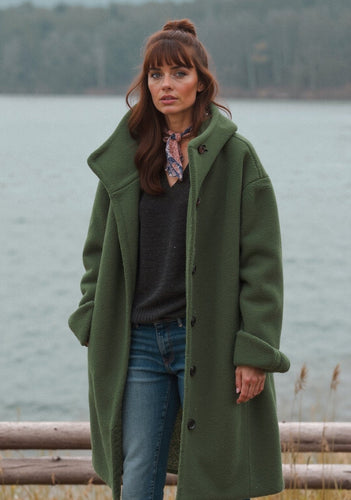 Drune | Oversize-Jack - stilvolle Fleece-Damenoutdoor