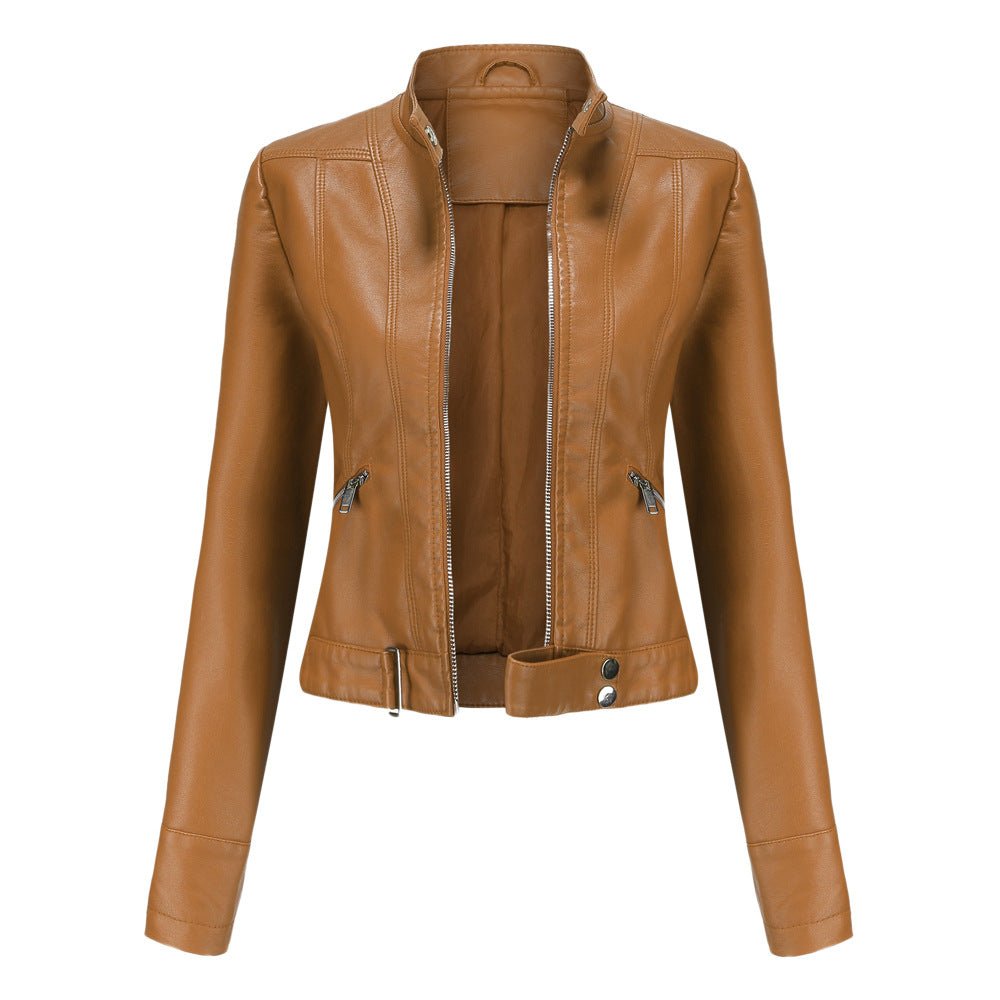 Drune | Damen Bikerjacke mit Tailliertem Schnitt und Modernem Design