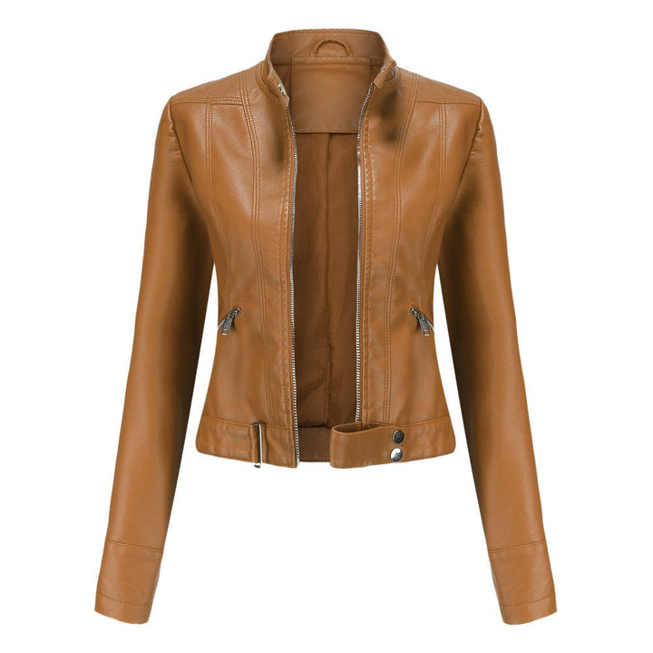 Drune | Damen Bikerjacke mit Tailliertem Schnitt und Modernem Design