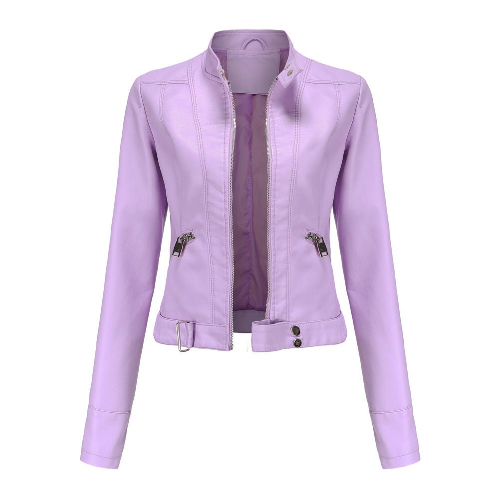 Drune | Damen Bikerjacke mit Tailliertem Schnitt und Modernem Design