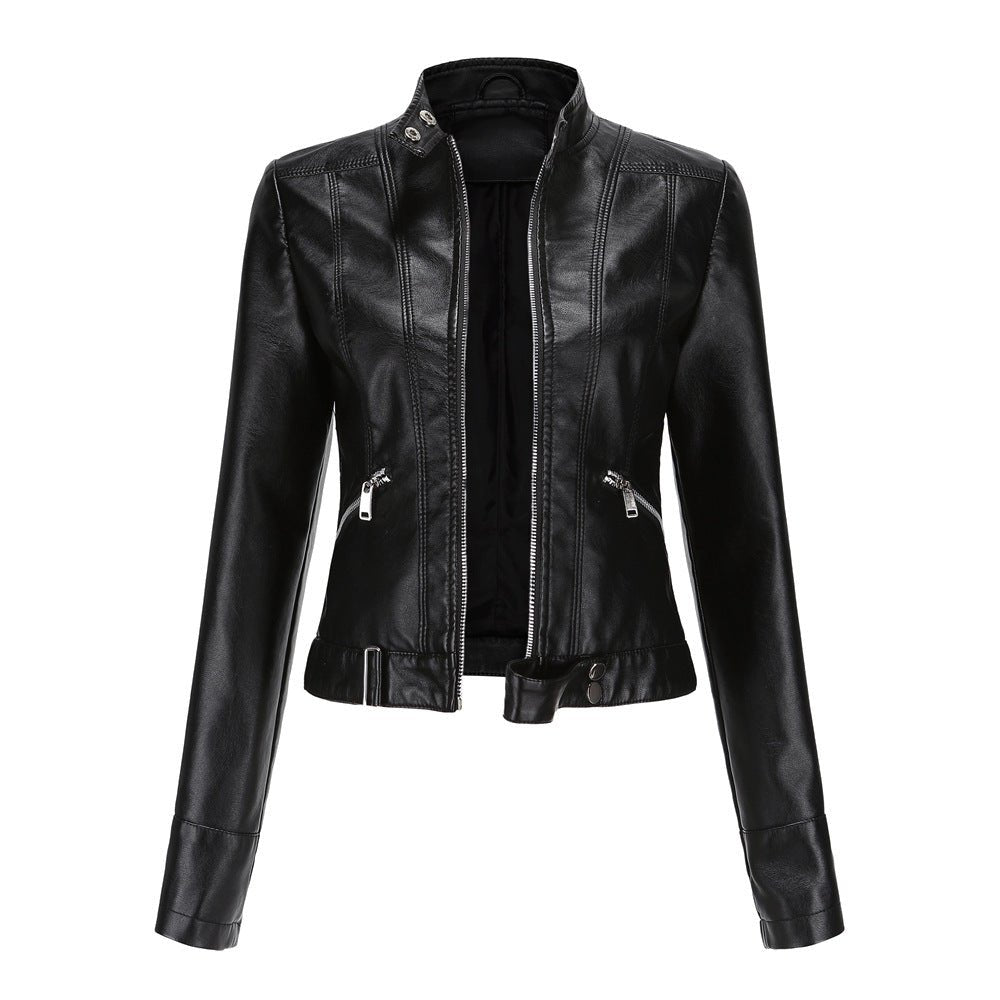 Drune | Damen Bikerjacke mit Tailliertem Schnitt und Modernem Design