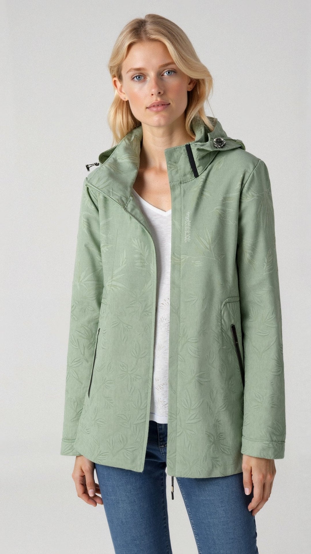 Drune | Jacke mit Kapuze Leichte Übergangsjacke für Freizeit und