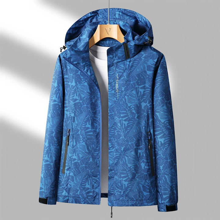Drune | Kapuzenjacke - Prägung Textur Reißverschluss - Frühlings Schichtungsessenziell