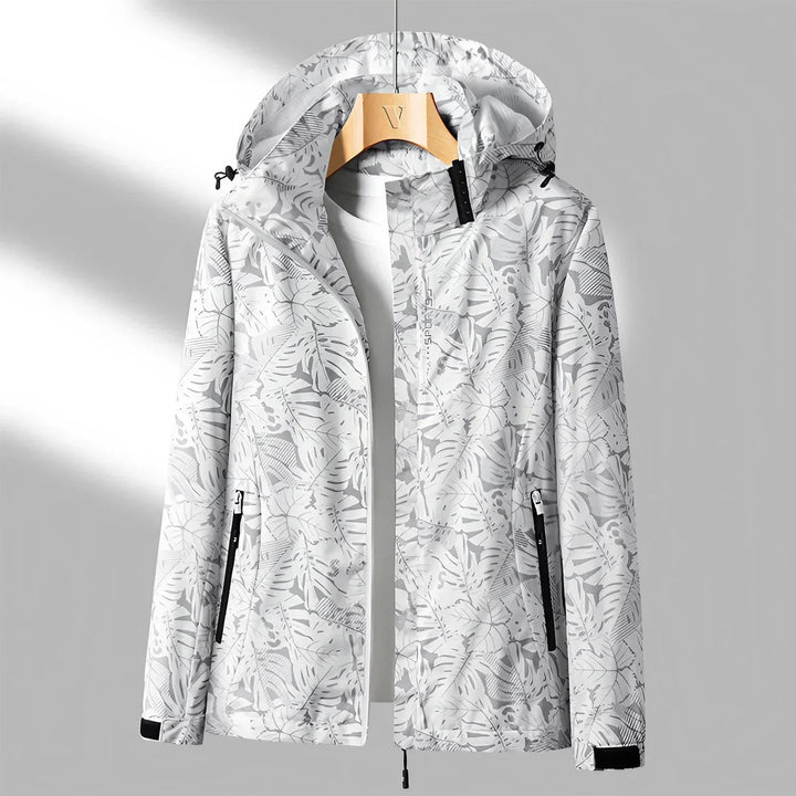 Drune | DIE BEDRUCKTE OUTDOOR - JACKE MIT KAPUZE FÜR AKTIVE TAGE MIT STIL