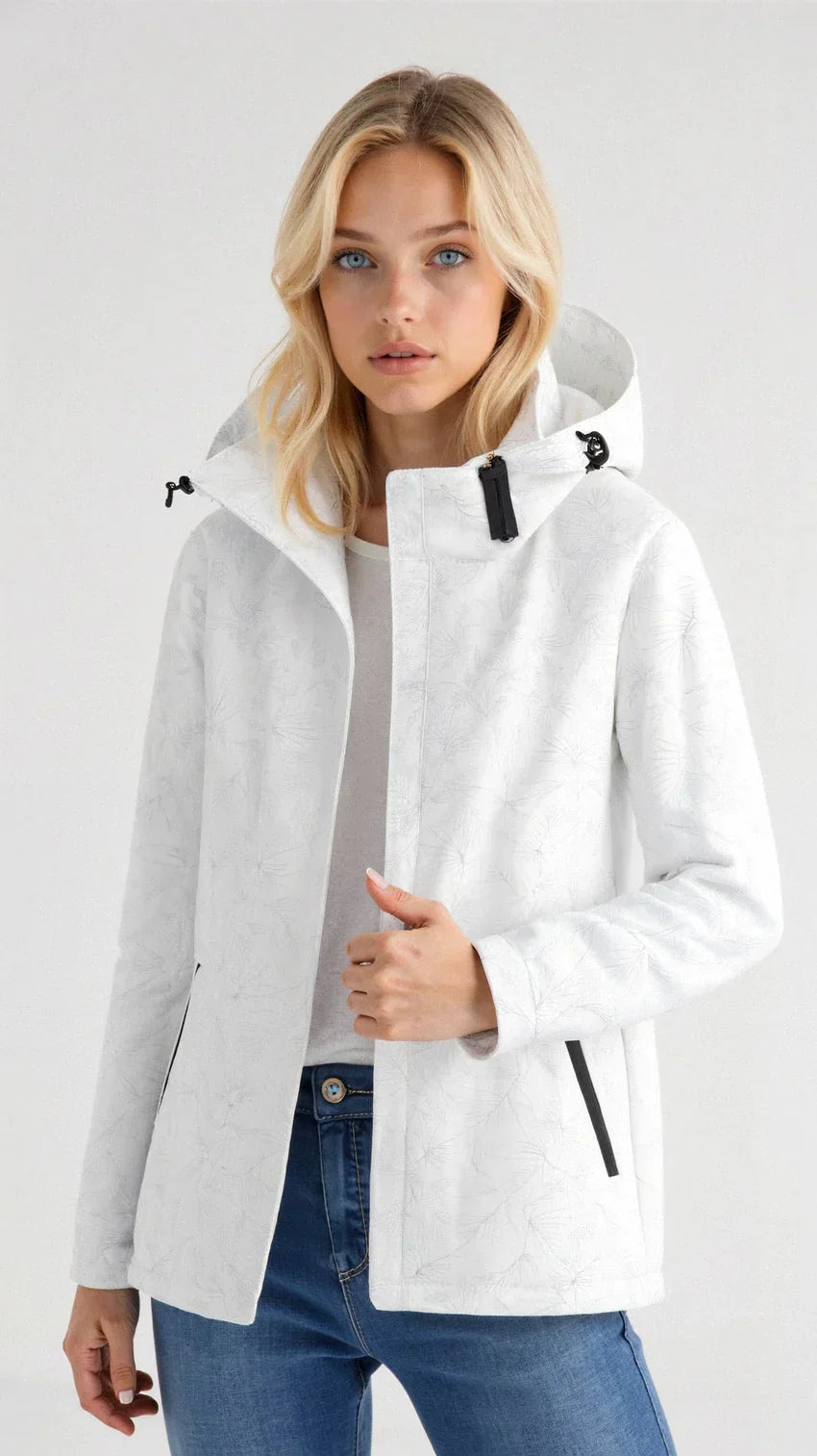 Drune | DIE BEDRUCKTE OUTDOOR - JACKE MIT KAPUZE FÜR AKTIVE TAGE MIT STIL