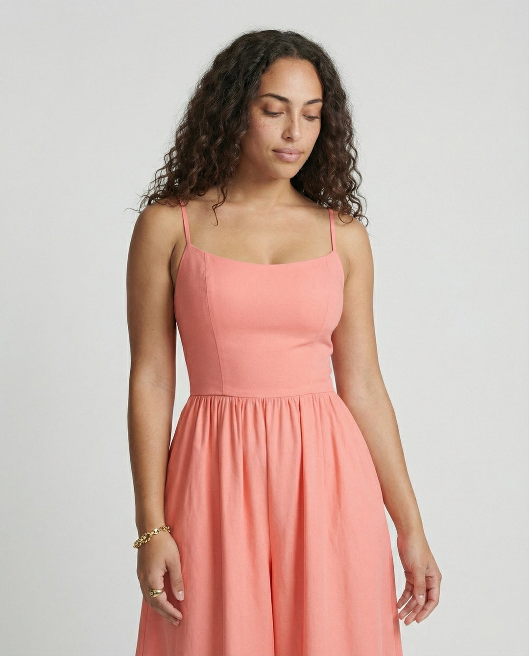 Drune | Elegantes Ärmelloses Midikleid für Damen