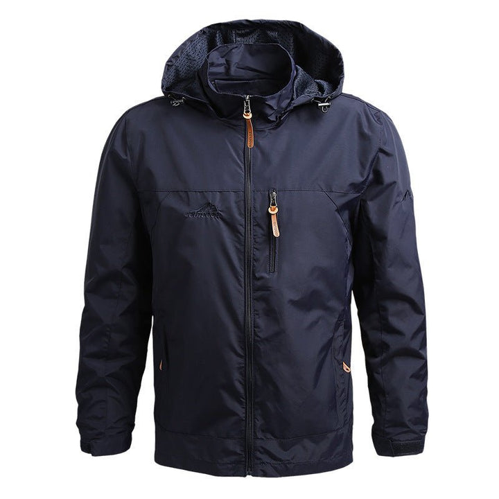 Drune | Outdoor-Jacke - Regulär Fit - Wasserabweisend - Verstellbare Kapuze - Reißverschluss-Taschen