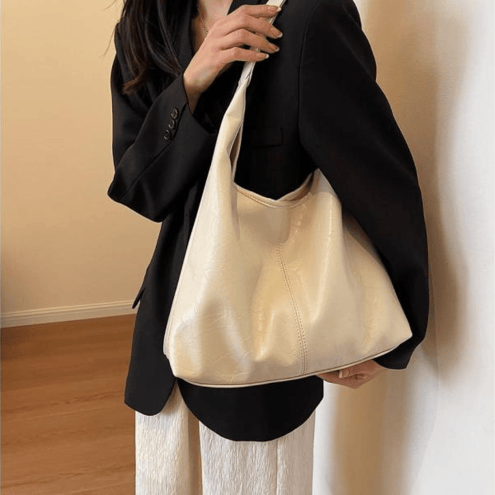 Drune | Elegante Leder Schultertasche für Frauen