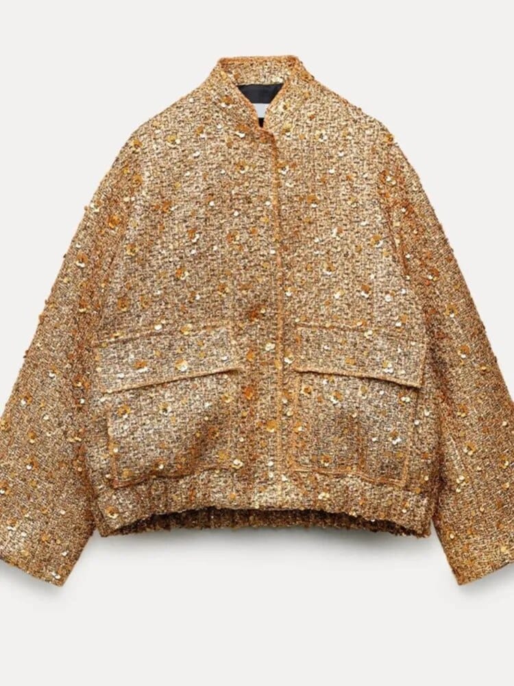 Drune | Glitzer Bomberjacke