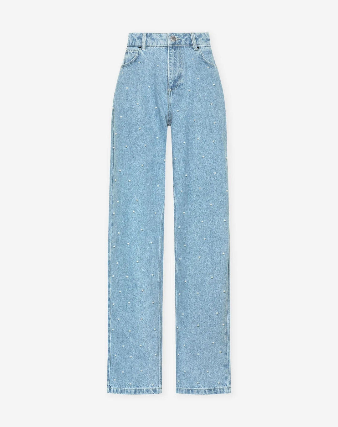 Drune | Denim Sparkle Hose mit Glitzer
