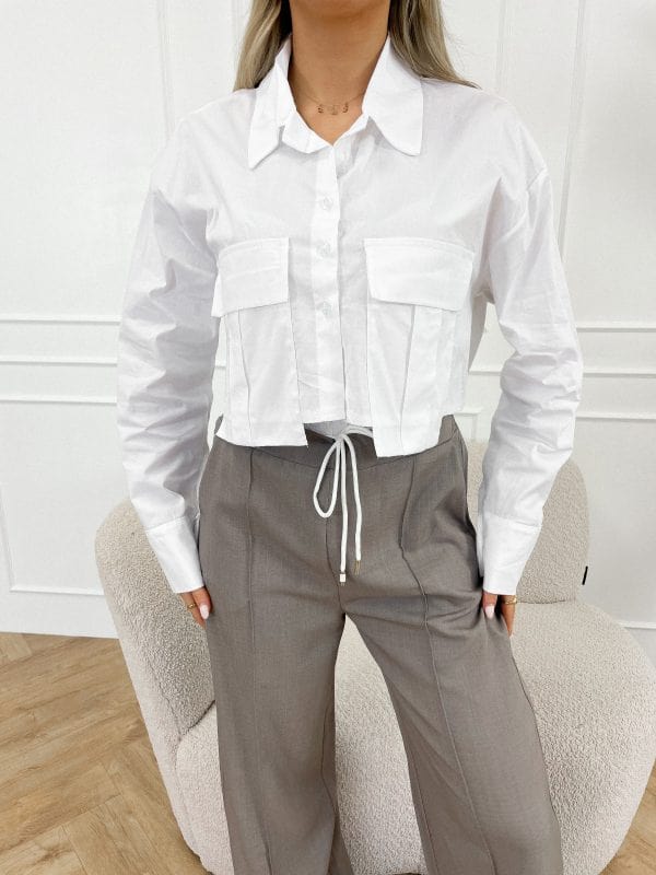 Drune | Crop Bluse Top