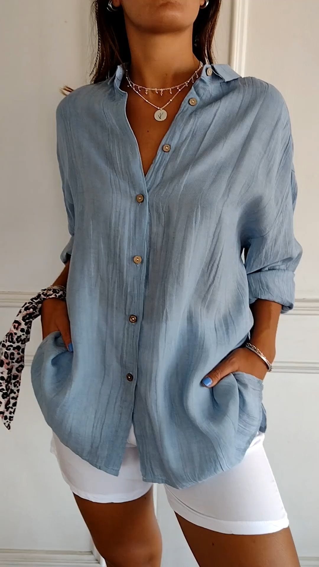 Drune | Elegante und Bequeme Sommerbluse