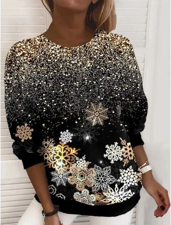Drune – Elegantes Weihnachts-Sweatshirt, Weicher Strickstoff