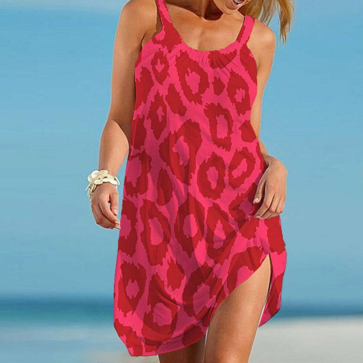 Drune | Kleid Mit Wildem Leopardenmuster