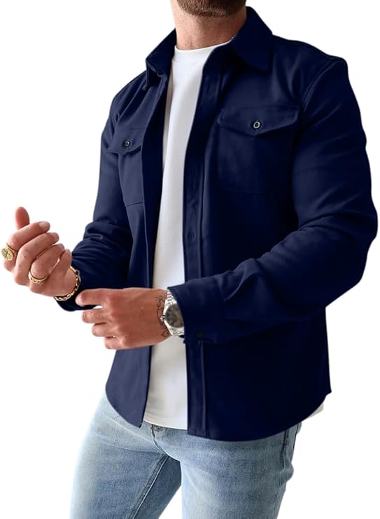 Drune | Baumwollmischung lässige Overshirt
