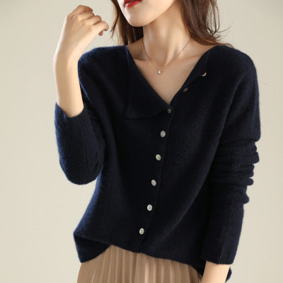 Drune | Strickjacke - Weiches Strick - Knopfverschluss - Bequemer, lässiger Schnitt