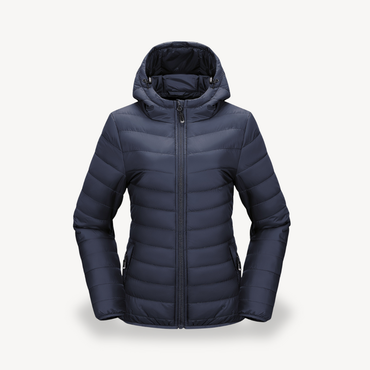 Drune | Damen Packable Puffer Jacke mit Kapuze