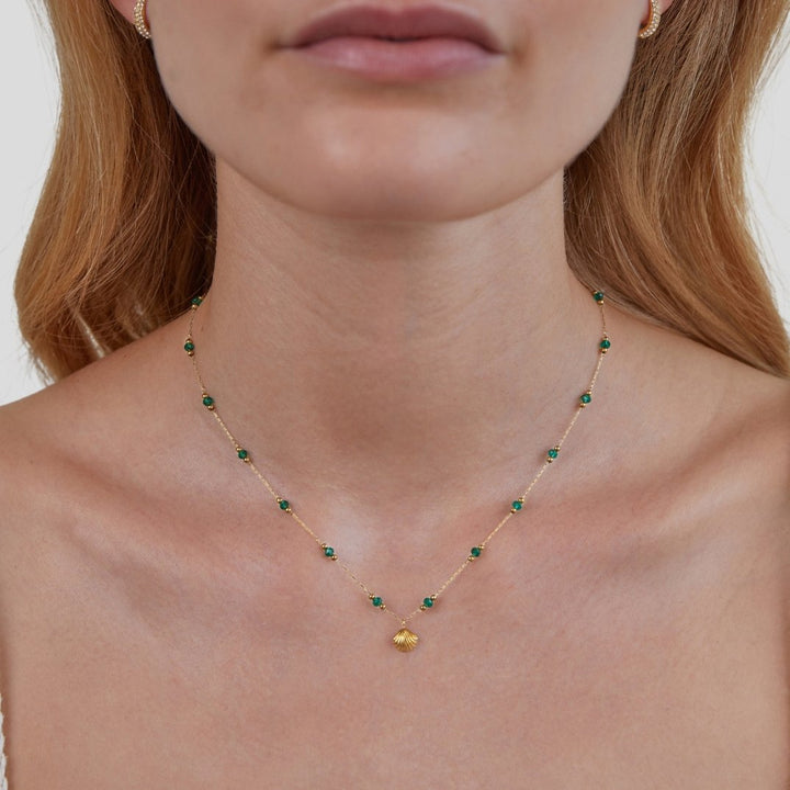 Drune | Vergoldete Halskette mit Lagenlook Für Frauen