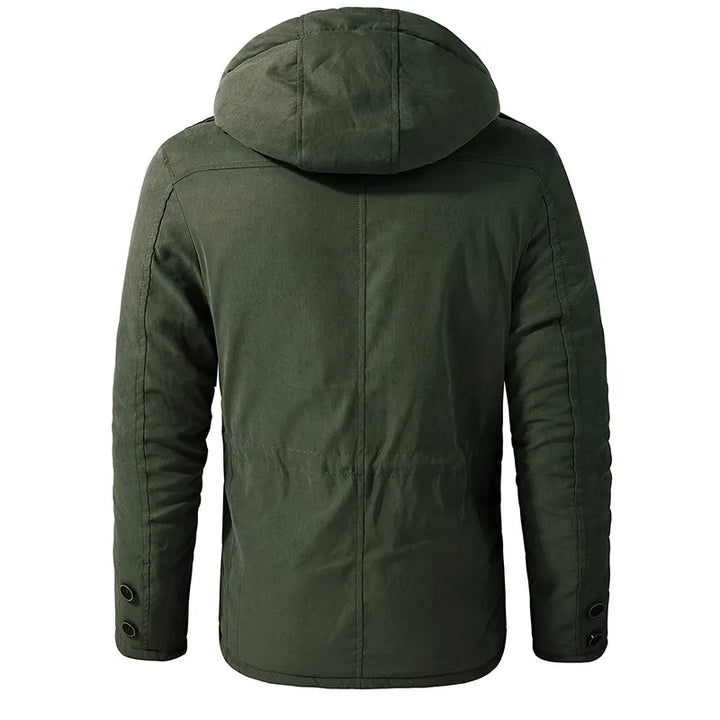 Drune | Herren Winterjacke Mit Verstellbarem Kordelzug In Der Taille