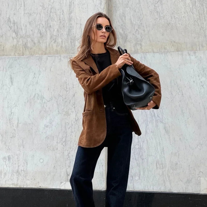 Drune | Wildleder Damenjacke