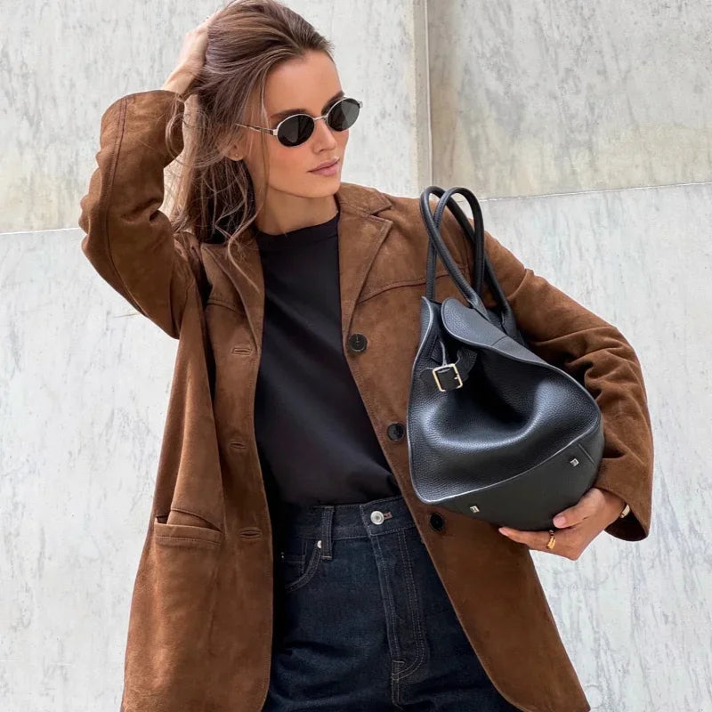 Drune | Wildleder Damenjacke