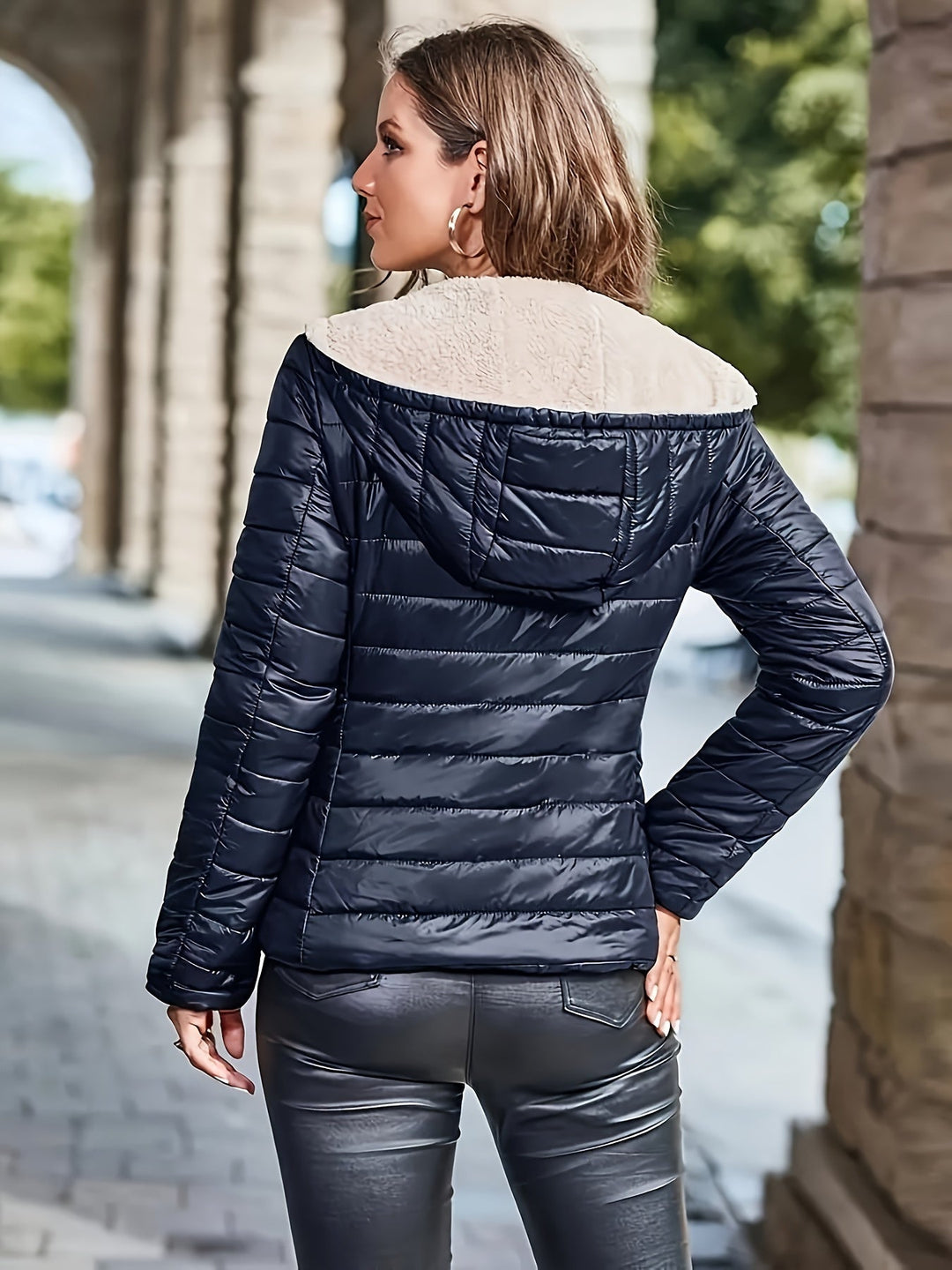Drune | Warme gepolsterte Hoodie-Jacke