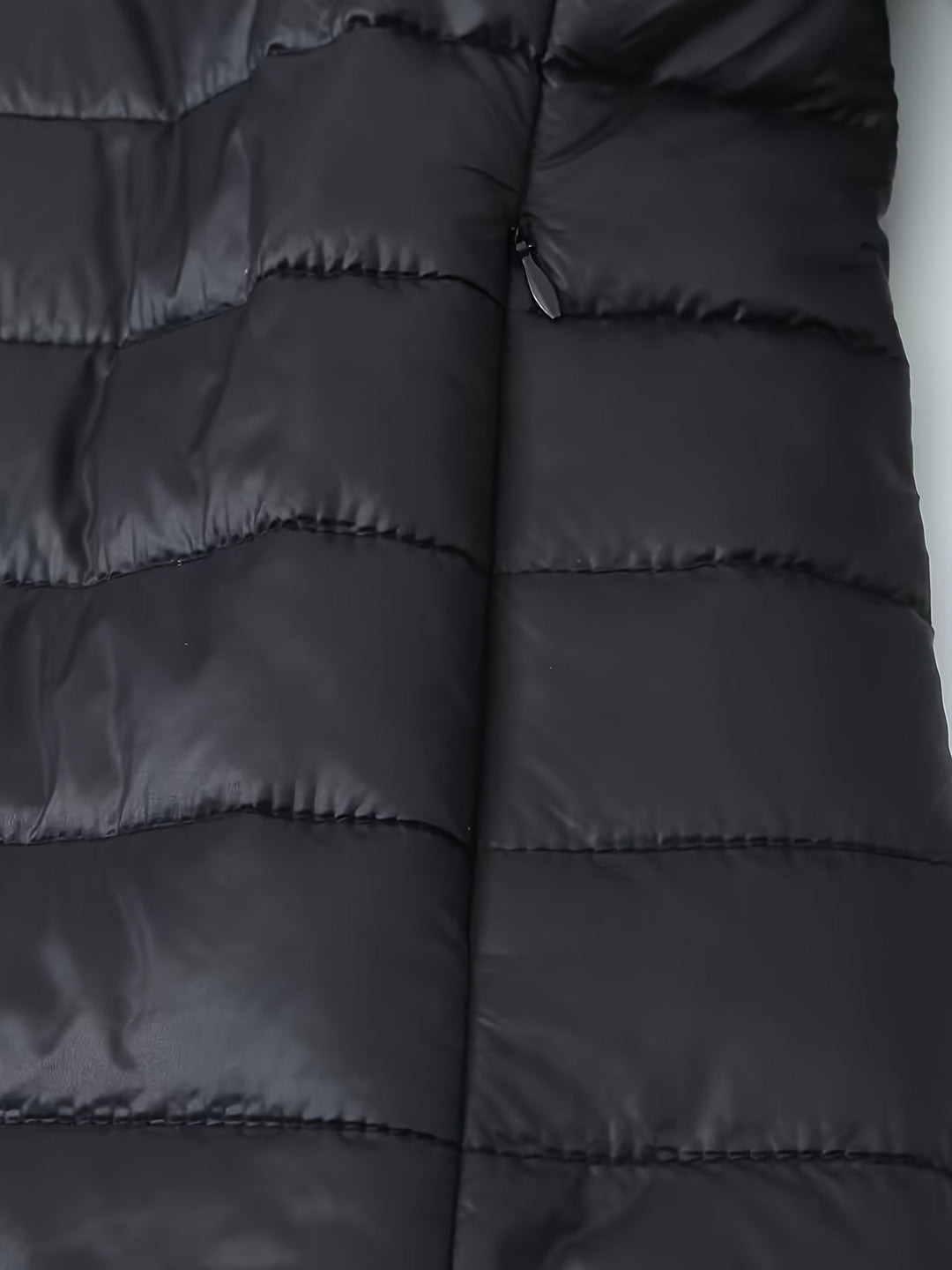 Drune | Warme Puffy-Jacke mit Reißverschluss und Kunstpelzfutter